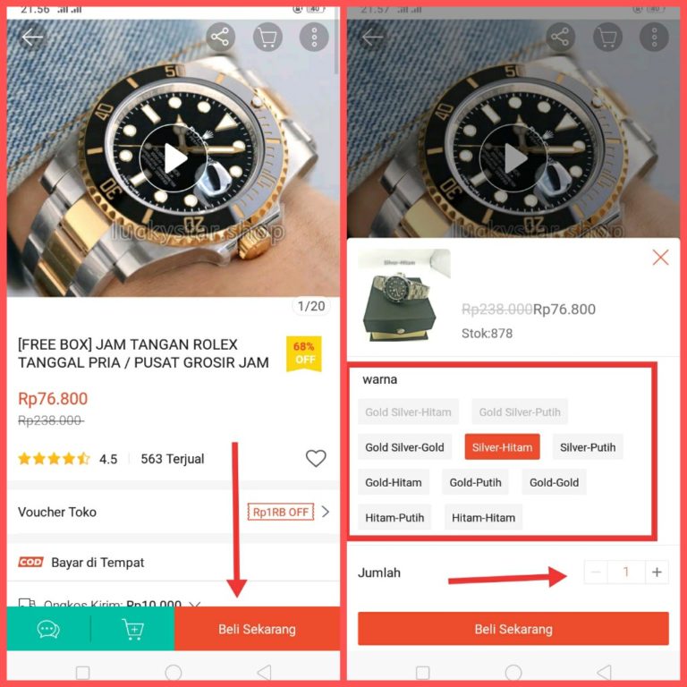 berbelanja di shopee