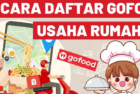 Cara Daftar GoFood Usaha Rumahan
