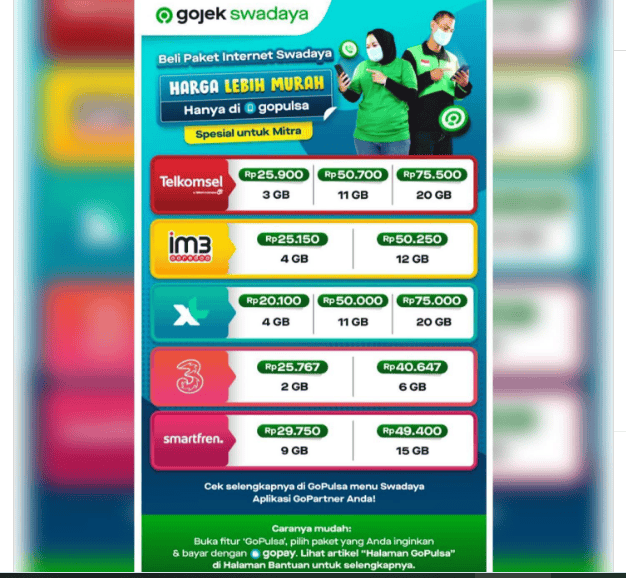 Paket Internet Gojek