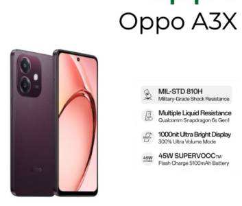 harga oppo a3x